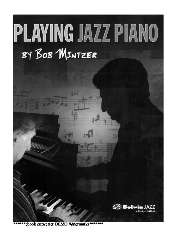 télécharger la partition d'accordéon Playing Jazz Piano By Bob Mintzer (Ebook converter DEMO Watermarks) au format PDF