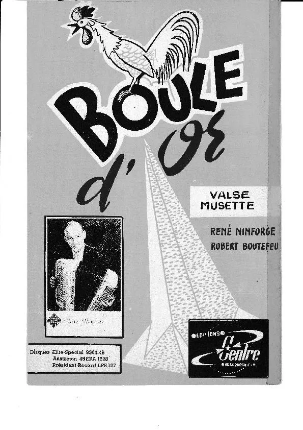 télécharger la partition d'accordéon Boule d'or (Orchestration) (Valse Musette) au format PDF
