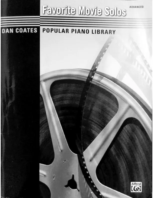 télécharger la partition d'accordéon Favorite Movie Solos / Popular Piano Libray / (Arrangement : Dan Coates) (12 Titres) au format PDF