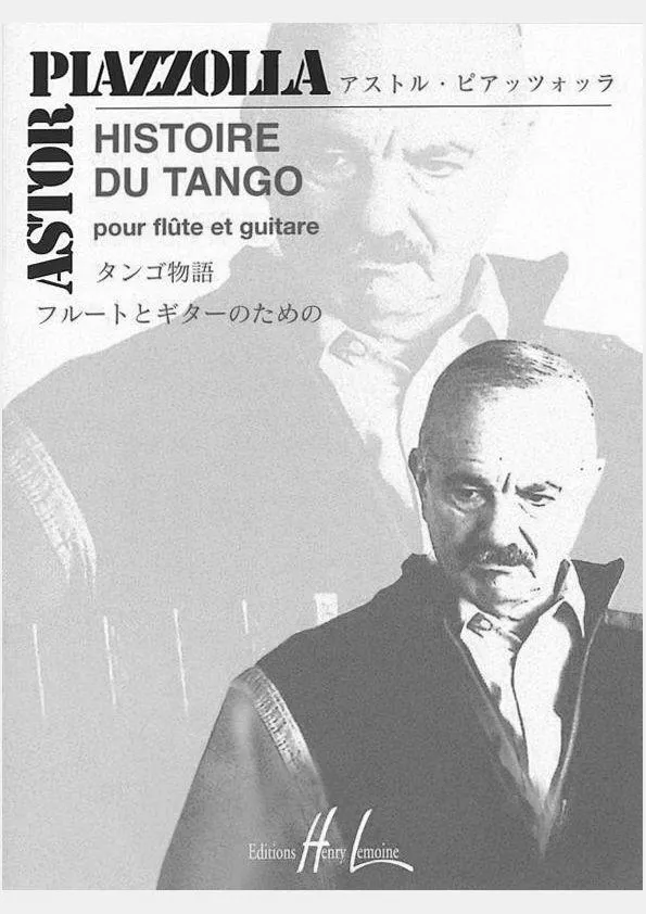 télécharger la partition d'accordéon Astor Piazzolla : Histoire Du Tango (Pour flûte et guitare) (4 Titres) au format PDF