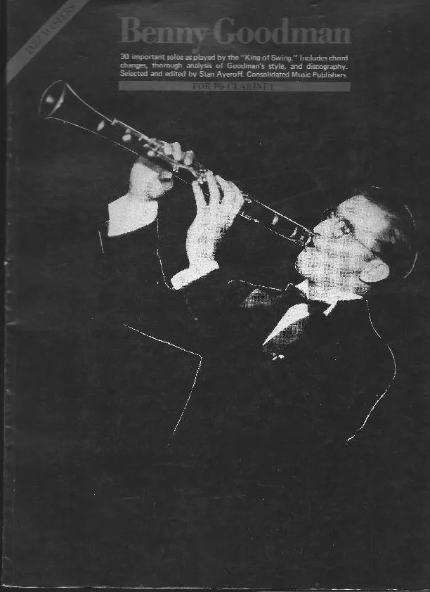 télécharger la partition d'accordéon Jazz Masters : Benny Goodman by Stan Ayeroff (For Bb Clarinet) (56 Titres)  au format PDF