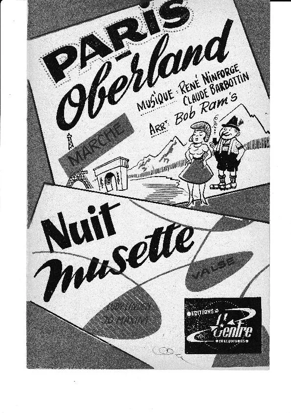 télécharger la partition d'accordéon Nuit Musette (Valse) au format PDF