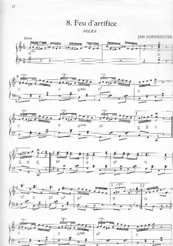 télécharger la partition d'accordéon Feu d'artifice (Polka) au format PDF