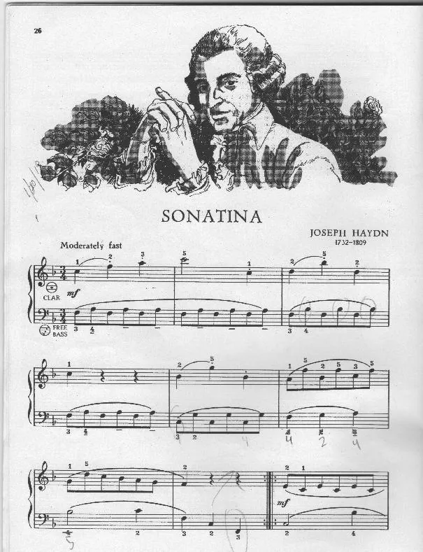 télécharger la partition d'accordéon Sonatina (Accordéon) au format PDF