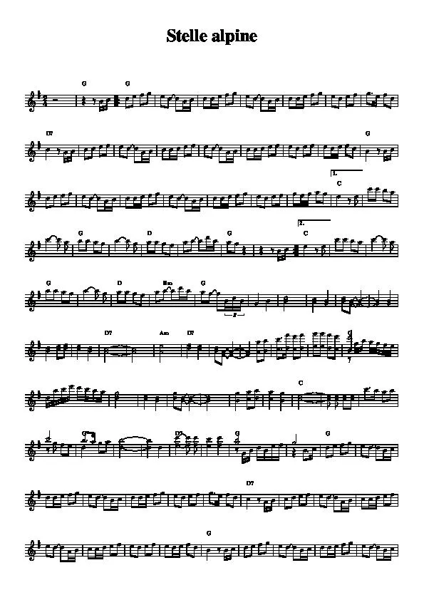 télécharger la partition d'accordéon Stelle Alpine Polka (Relevé) au format PDF