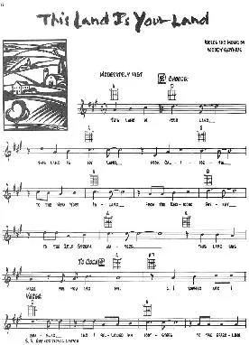 télécharger la partition d'accordéon This land is your land (Chant : Trini Lopez) (Country Quickstep) au format PDF