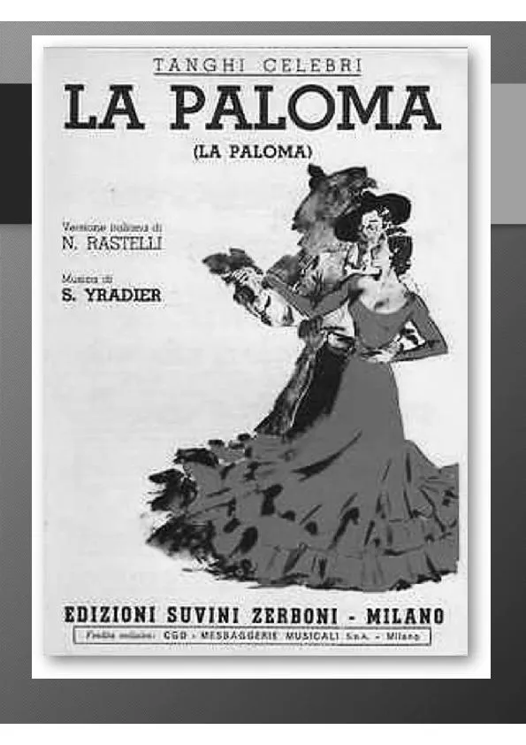 télécharger la partition d'accordéon La Paloma (Tango) au format PDF