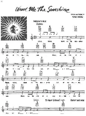 télécharger la partition d'accordéon Weave me the sunshine (Chant : Peter & Paul & Mary) (Country Quickstep) au format PDF