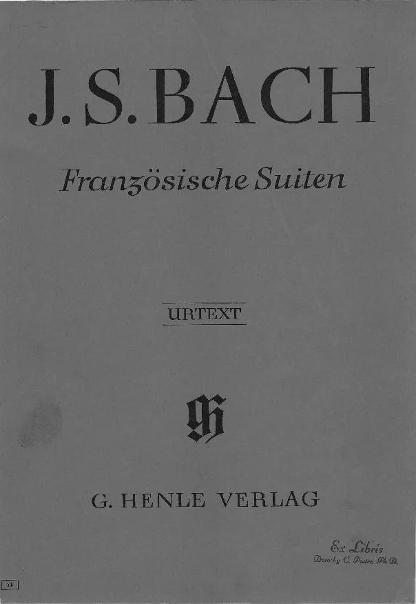 télécharger la partition d'accordéon Jean-Sébastien Bach : Französische Suiten / French Suites (Arrangement : Rudolf Steglich) (6 Titres) au format PDF