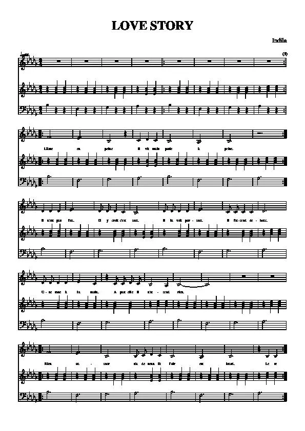 télécharger la partition d'accordéon Love Story (Relevé) au format PDF