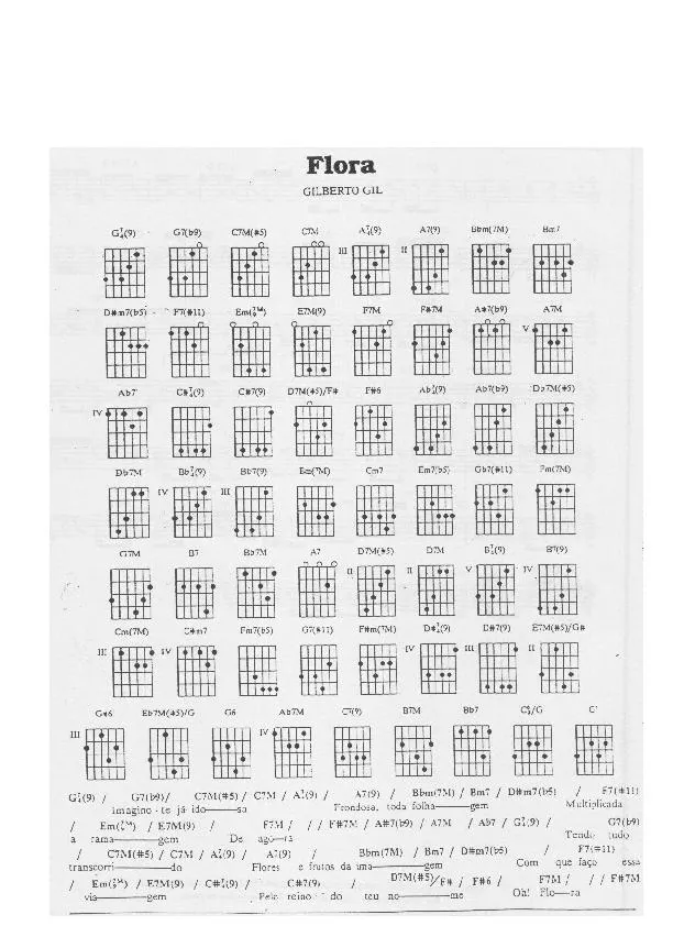 télécharger la partition d'accordéon Flora (Bossa Nova) au format PDF