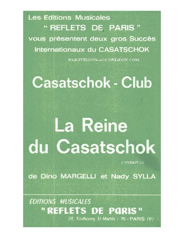télécharger la partition d'accordéon Casatschok Club (Orchestration) (Marche) au format PDF