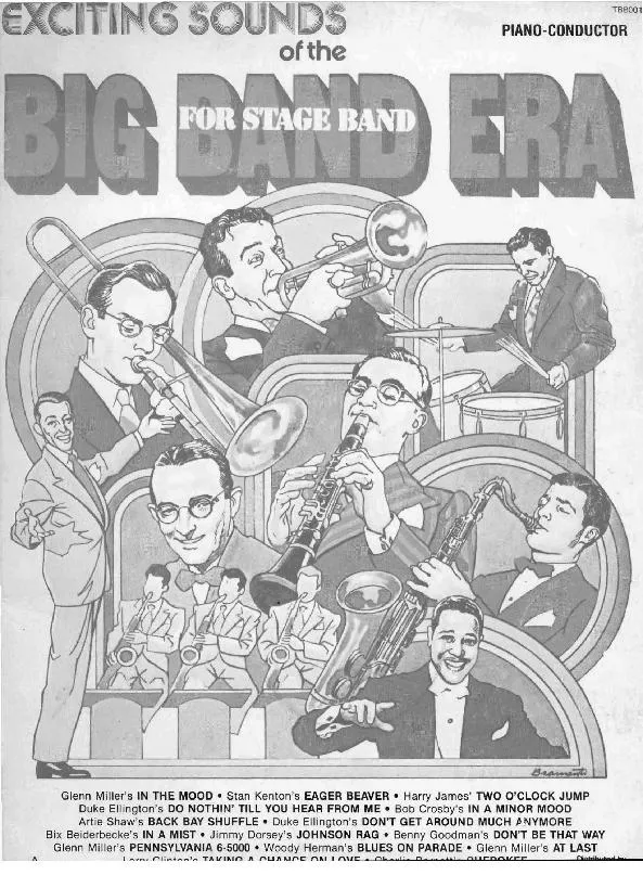 télécharger la partition d'accordéon Exciting Sounds of the Big Band Era For Stage Piano (Piano Conductor) (15 Titres) au format PDF