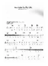télécharger la partition d'accordéon You light up my life (Chant : LeAnn Rimes / Debbie Boone) (Valse Lente) au format PDF
