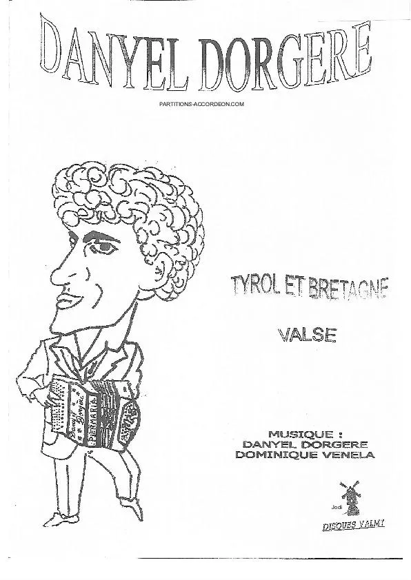 télécharger la partition d'accordéon Tyrol et Bretagne (Valse) au format PDF