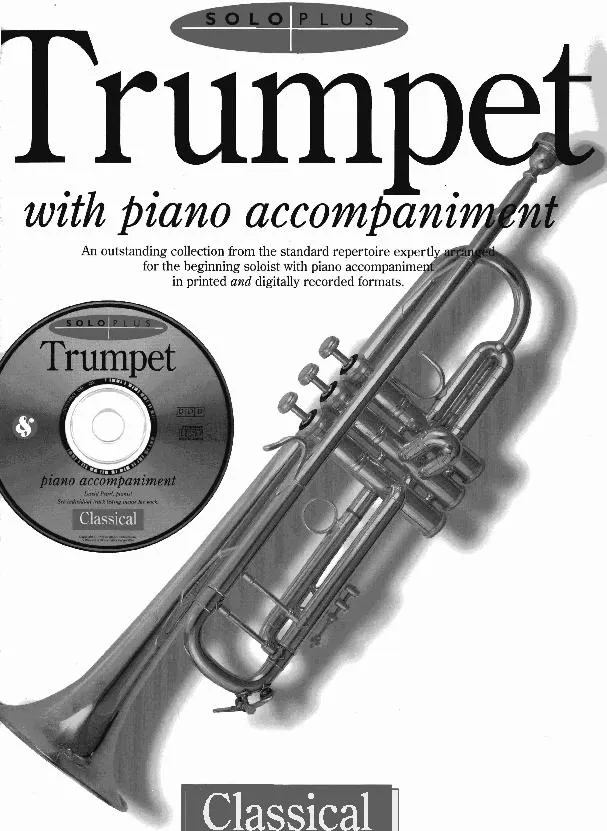 télécharger la partition d'accordéon Trumpet with piano accompaniment au format PDF