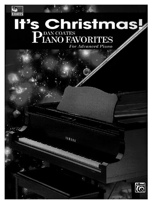 télécharger la partition d'accordéon It's Christmas : Dan Coates Piano Favorites (For Advanced Piano) (11 Titres) au format PDF