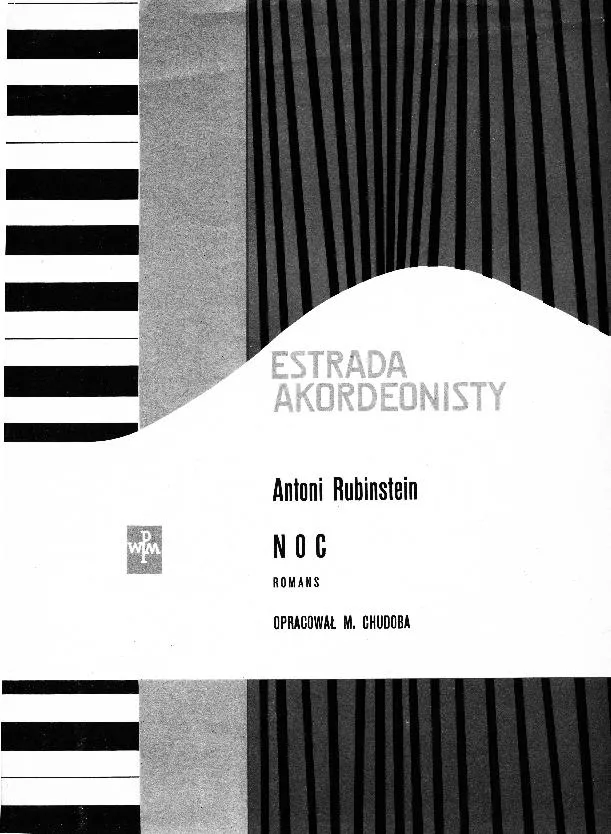 télécharger la partition d'accordéon Estrada Akordeonisty : Noc / Romans (Arrangement : Mieczysław Chudoba) (Accordéon) au format PDF