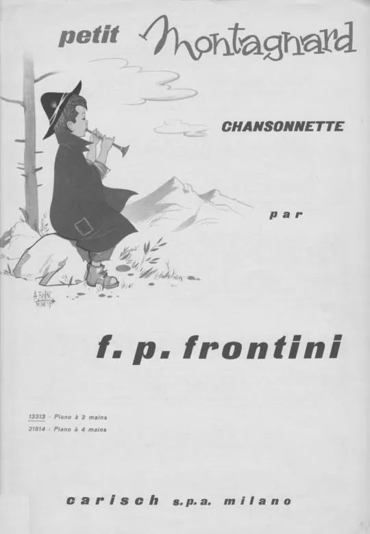 télécharger la partition d'accordéon Petit Montagnard / Piccolo Montanaro / Kleiner Aelpler (Piano à deux mains) au format PDF
