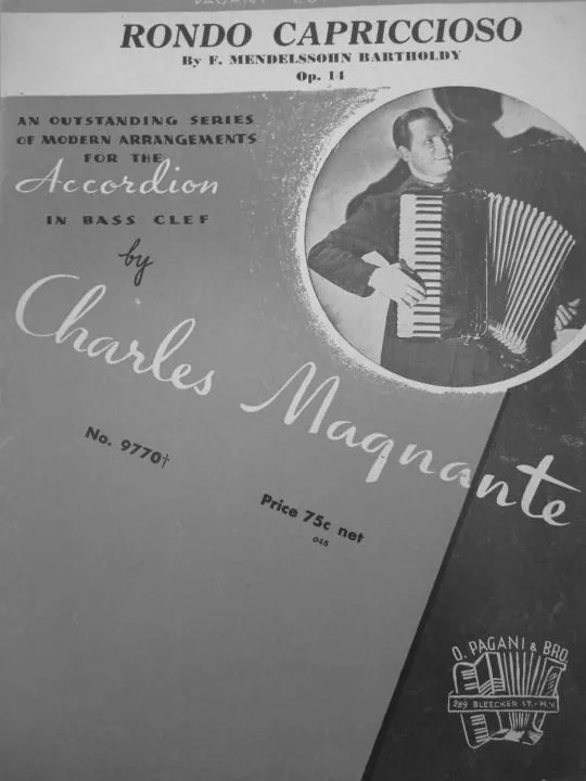 télécharger la partition d'accordéon Rondo Capriccioso (Arrangement : Charles Magnante) au format PDF