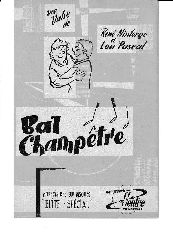 télécharger la partition d'accordéon Bal champêtre (Arrangement : Bob Ram's) (Orchestration Complète) (Valse) au format PDF