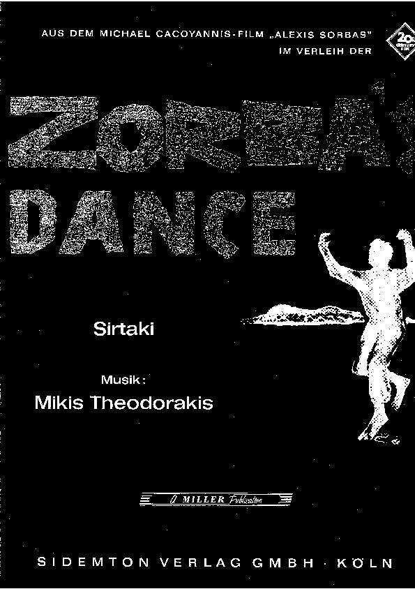 télécharger la partition d'accordéon Zorba's Dance (Zorba the Greek) (Zorba le Grec) (Arrangement : Friedel Berlipp) (Sirtaki) au format PDF