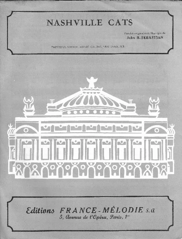 télécharger la partition d'accordéon Nashville Cats (Country) au format PDF