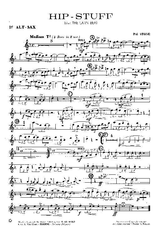 télécharger la partition d'accordéon Hip Stuff (The Latin Beat) (Orchestration Complète) au format PDF