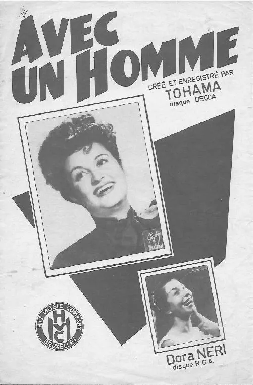 télécharger la partition d'accordéon Avec un homme (Avec une femme) (Créé par Tohama / Dora Neri) (Fox-Trot) au format PDF