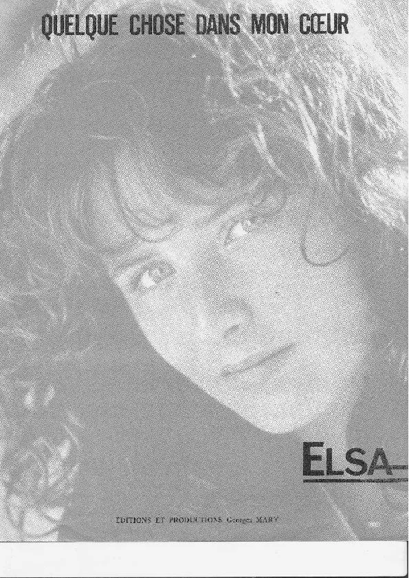 télécharger la partition d'accordéon Quelque chose dans mon coeur (Chant : Elsa) au format PDF