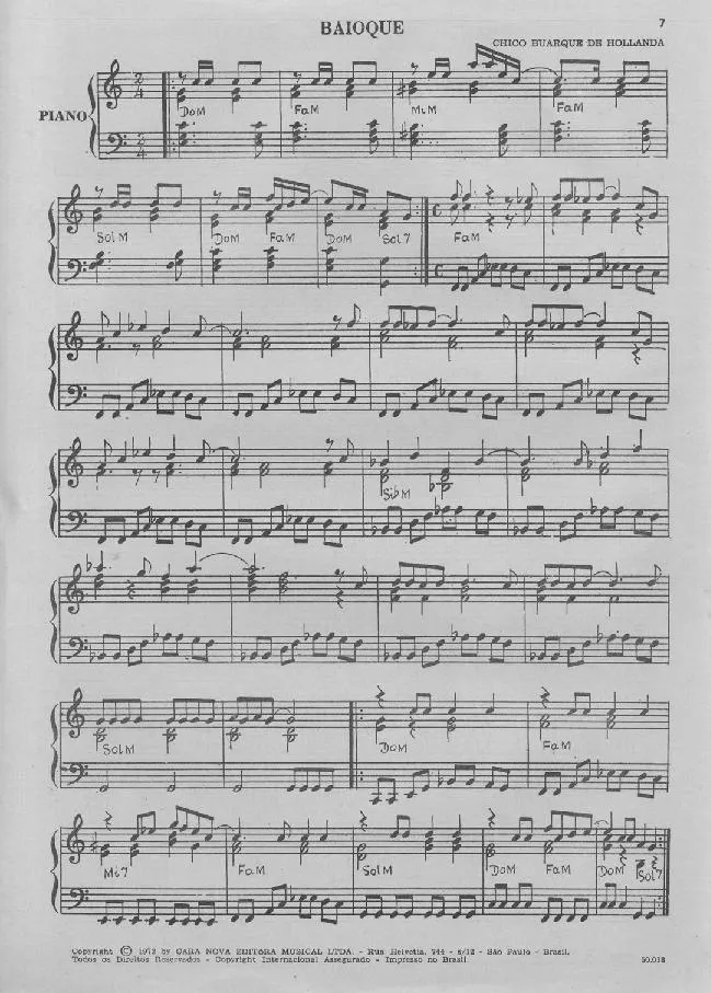 télécharger la partition d'accordéon Baioque (Swing Madison) au format PDF
