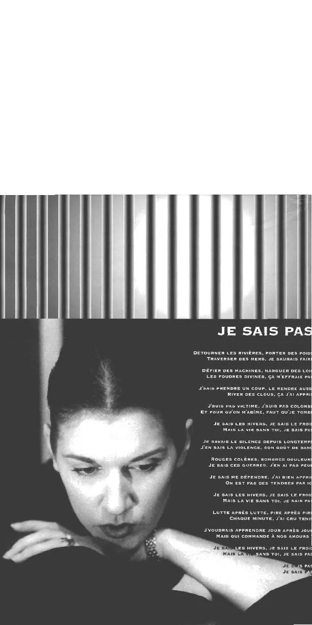 télécharger la partition d'accordéon Je sais pas (Chant : Céline Dion) (Piano + Vocal) au format PDF