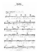 télécharger la partition d'accordéon Cecilia (Swing Madison) au format PDF