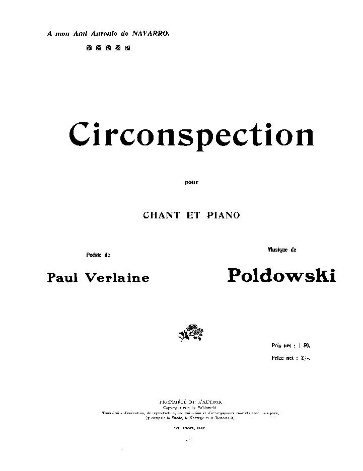 télécharger la partition d'accordéon Circonspection (Valse Lente) au format PDF