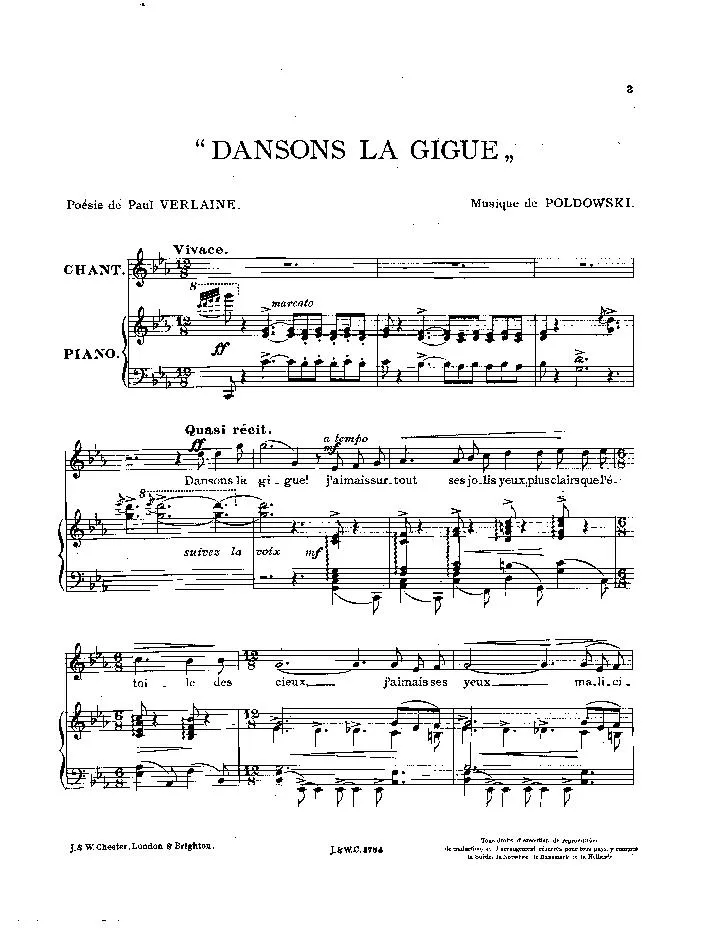 télécharger la partition d'accordéon Dansons la gigue au format PDF