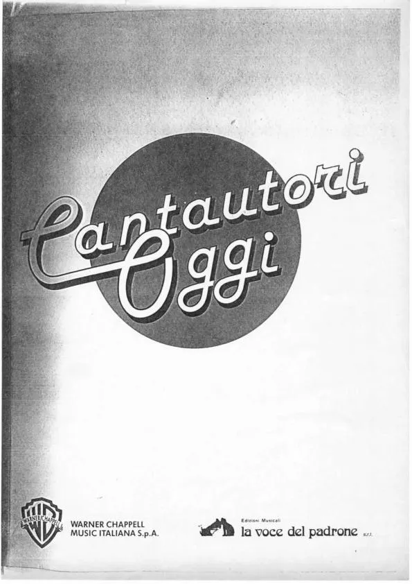télécharger la partition d'accordéon Divers Compositeurs : Cantautori Oggi (32 Titres) au format PDF
