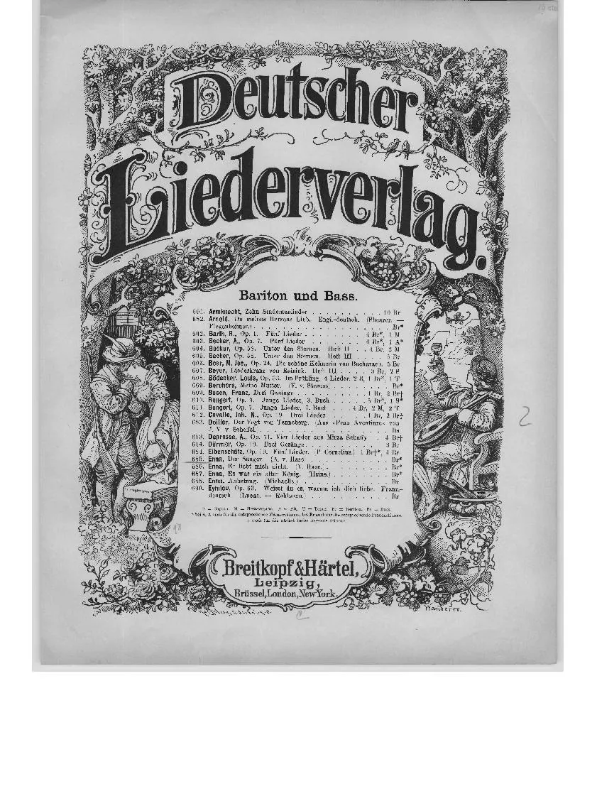 télécharger la partition d'accordéon Der Sänger (Slow) au format PDF