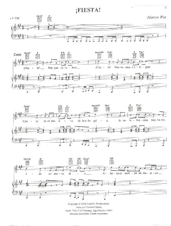 télécharger la partition d'accordéon Fiesta (Disco Schlager) au format PDF