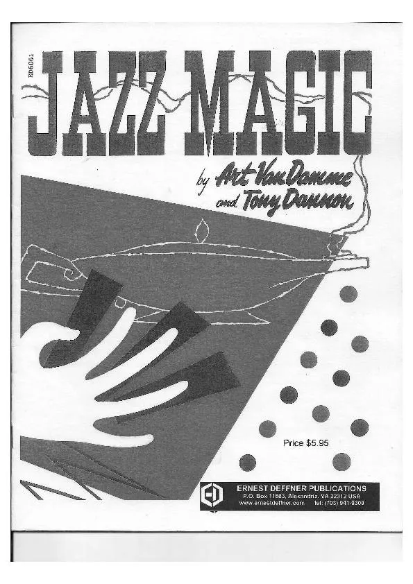 télécharger la partition d'accordéon Jazz Magic (Accordéon) au format PDF