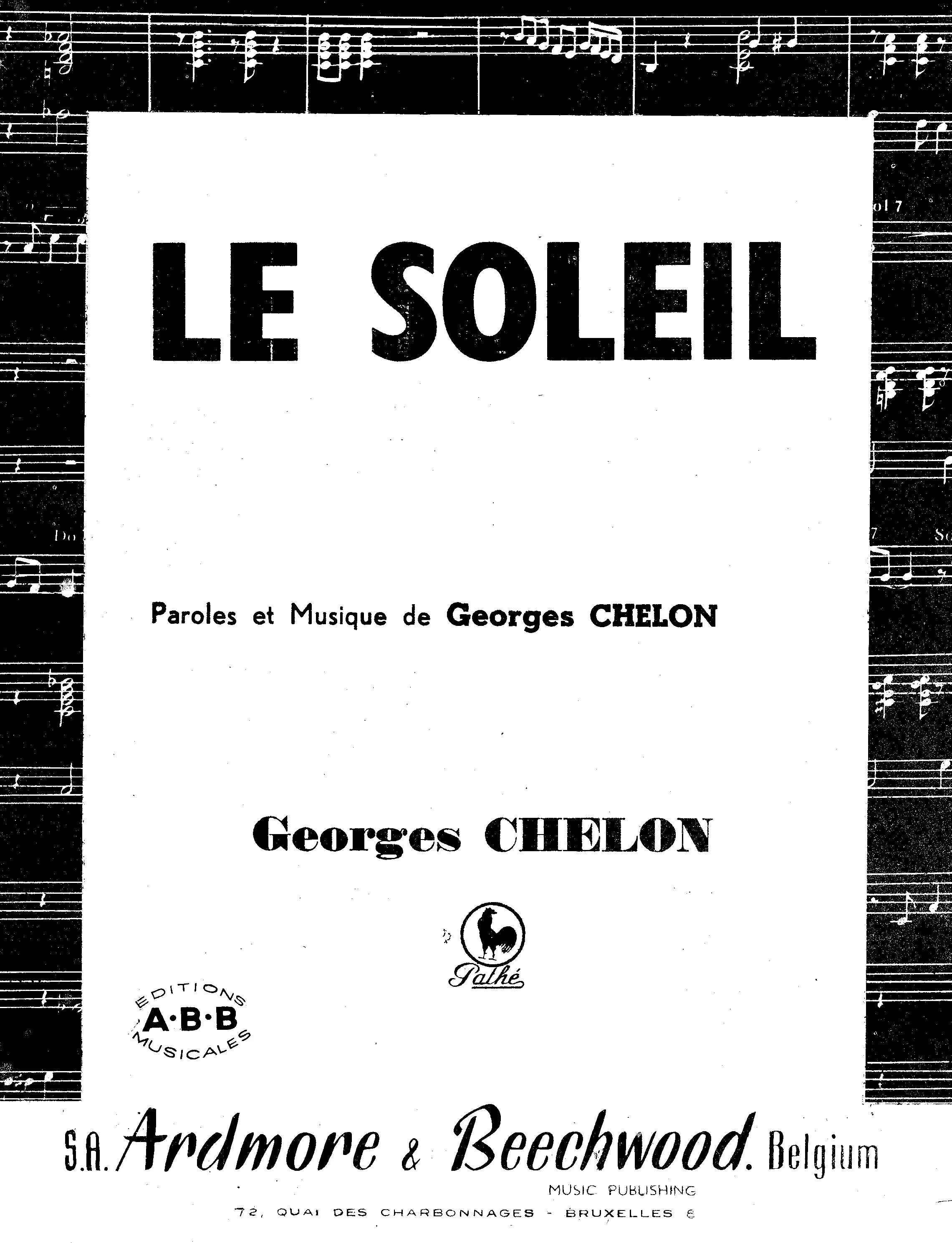 télécharger la partition d'accordéon Le Soleil au format PDF