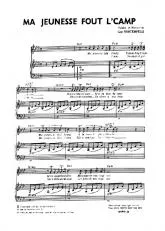 télécharger la partition d'accordéon Ma jeunesse fout l' camp (Chant : Françoise Hardy) au format PDF