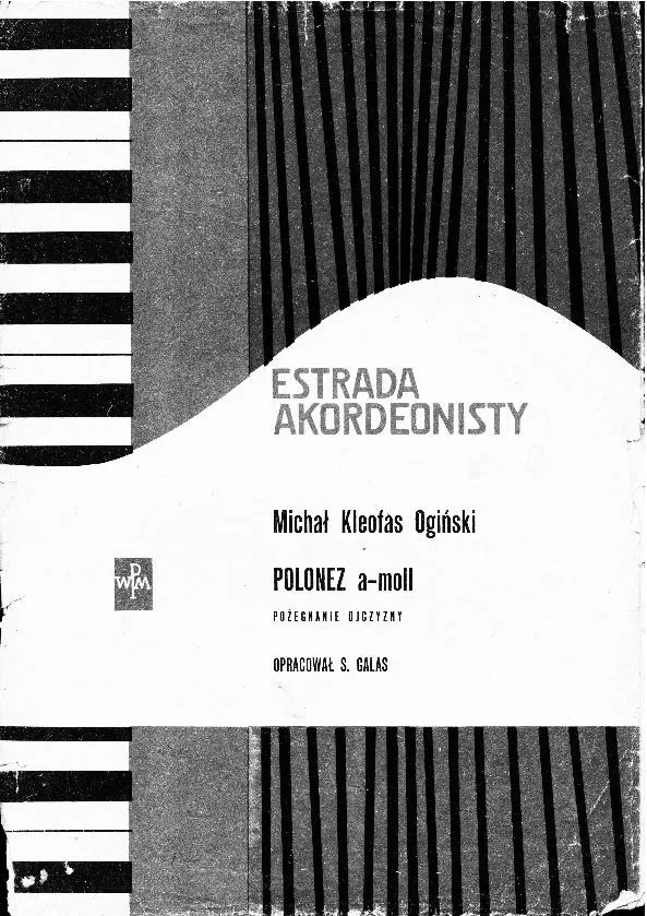 télécharger la partition d'accordéon Polonez a-moll (Pożegnanie Ojczyzny) (Arrangement : Stanisław Galas) au format PDF