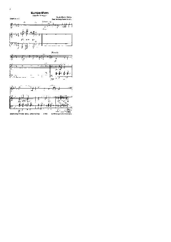 télécharger la partition d'accordéon Europa Blues (Arrangement : Hans Kolditz) au format PDF