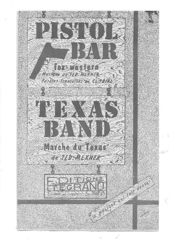 télécharger la partition d'accordéon Pistol bar (Orchestration) (Fox Western) au format PDF