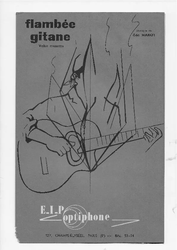 télécharger la partition d'accordéon Flambée Gitane (Création : Jo Privat) (Valse Musette) au format PDF