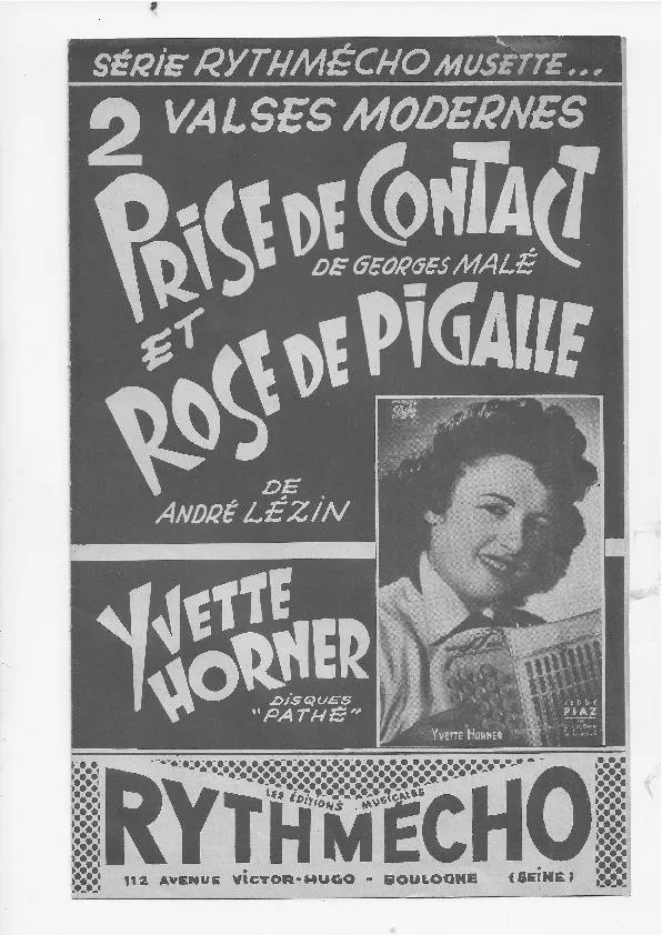 télécharger la partition d'accordéon Prise de contact + Semeuse de charme (Valse) au format PDF