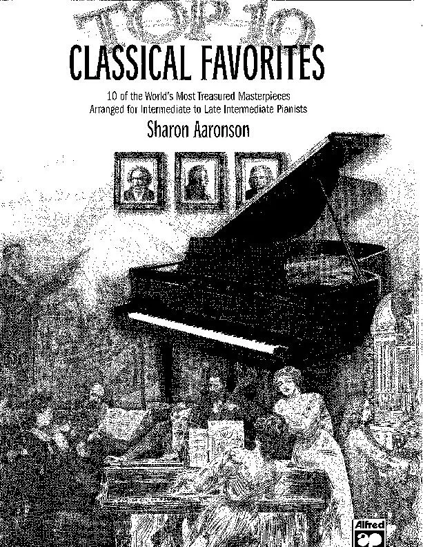 télécharger la partition d'accordéon Top 10 Classical Favorites (Arrangement : Sharon Aaronson) (Piano) au format PDF