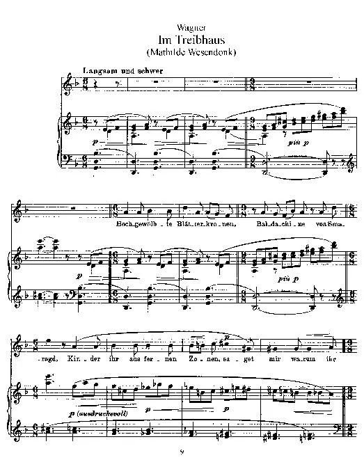 télécharger la partition d'accordéon Im Treibhaus (Ballade Classique) au format PDF