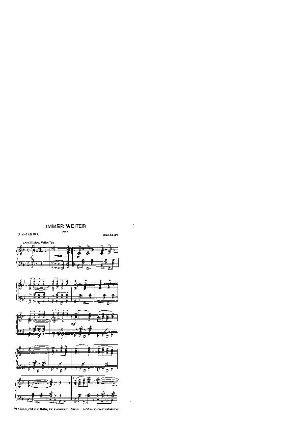télécharger la partition d'accordéon Immer weiter (Polka) au format PDF