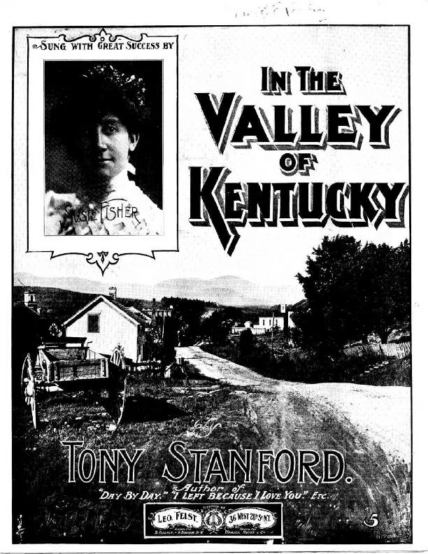 télécharger la partition d'accordéon In the Valey of Kentucky (Chant : Susie Fisher) (Slow) au format PDF